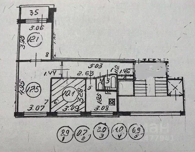 Комната Санкт-Петербург ул. Белы Куна, 8 (10.1 м) - Фото 2