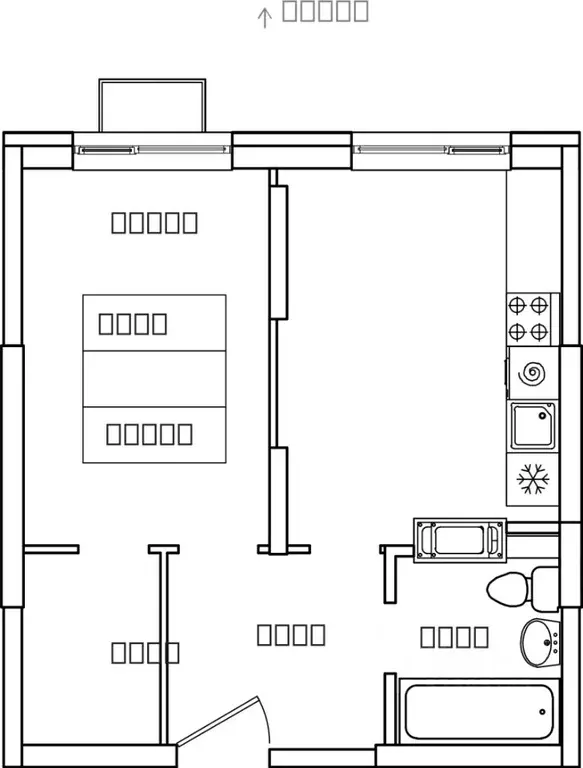 1-к кв. Московская область, Ленинский городской округ, д. Сапроново ... - Фото 1
