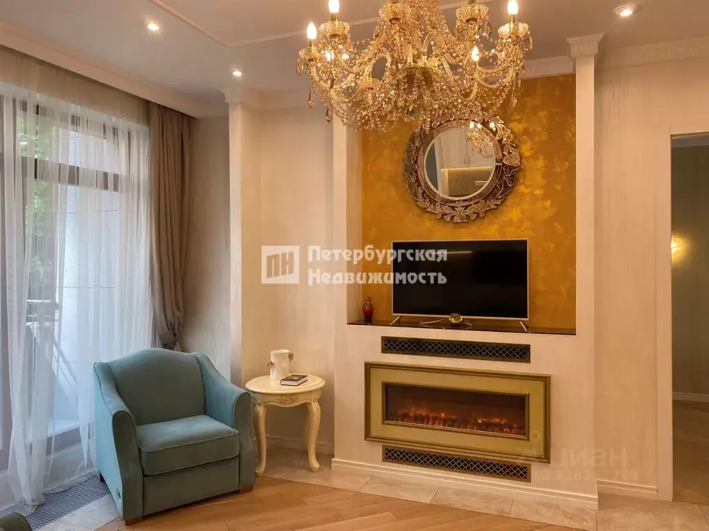 2-к кв. Санкт-Петербург ул. Смольного, 2к2 (74.9 м) - Фото 1