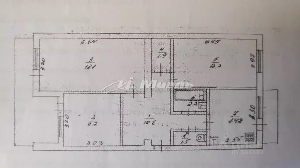 3-к кв. Крым, Красноперекопск ул. Мичурина, 88 (75.0 м) - Фото 2