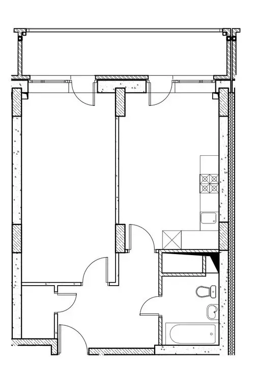 1-комнатная квартира: Подольск, микрорайон Климовск, Серпуховская ... - Фото 1