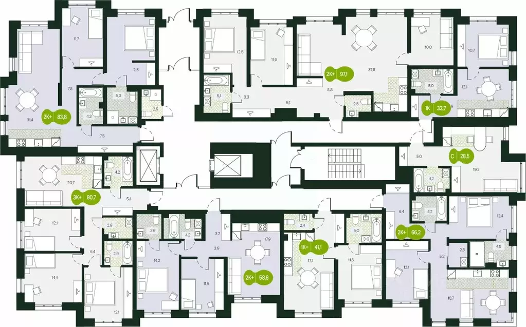 3-к кв. Забайкальский край, Чита Каштакский мкр,  (58.6 м) - Фото 2