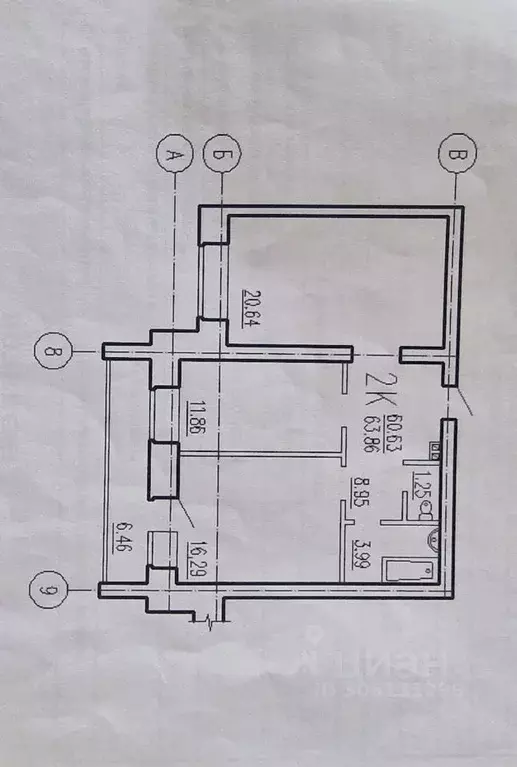 2-к кв. Забайкальский край, Чита ул. Фрунзе, 35 (63.86 м) - Фото 0