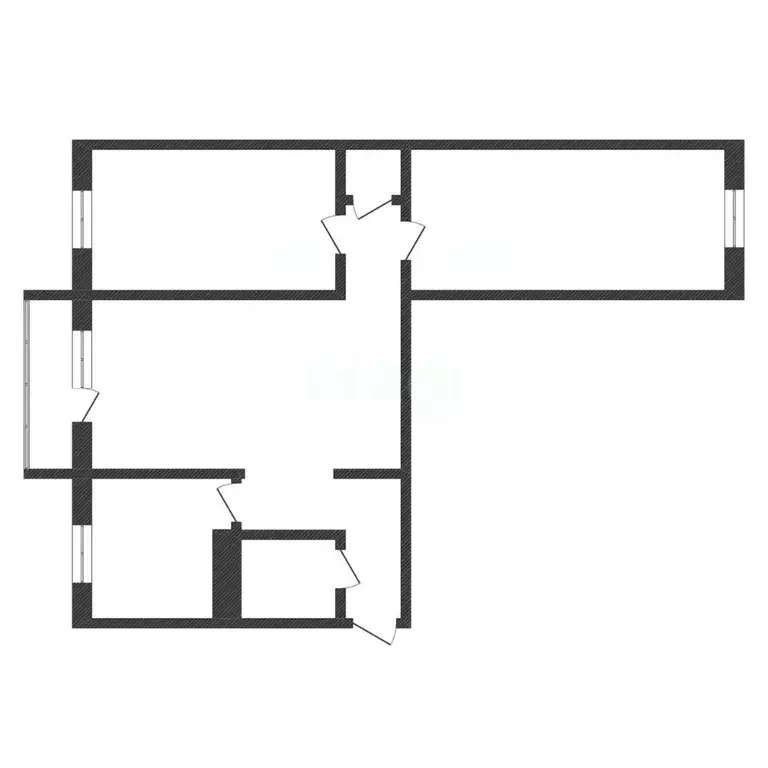 3-к кв. Нижегородская область, Нижний Новгород просп. Ленина, 28к11 ... - Фото 2