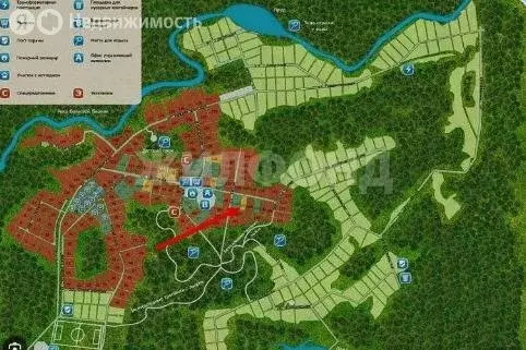 Участок в Кубовинский сельсовет, коттеджный посёлок Лаки Парк, ... - Фото 2