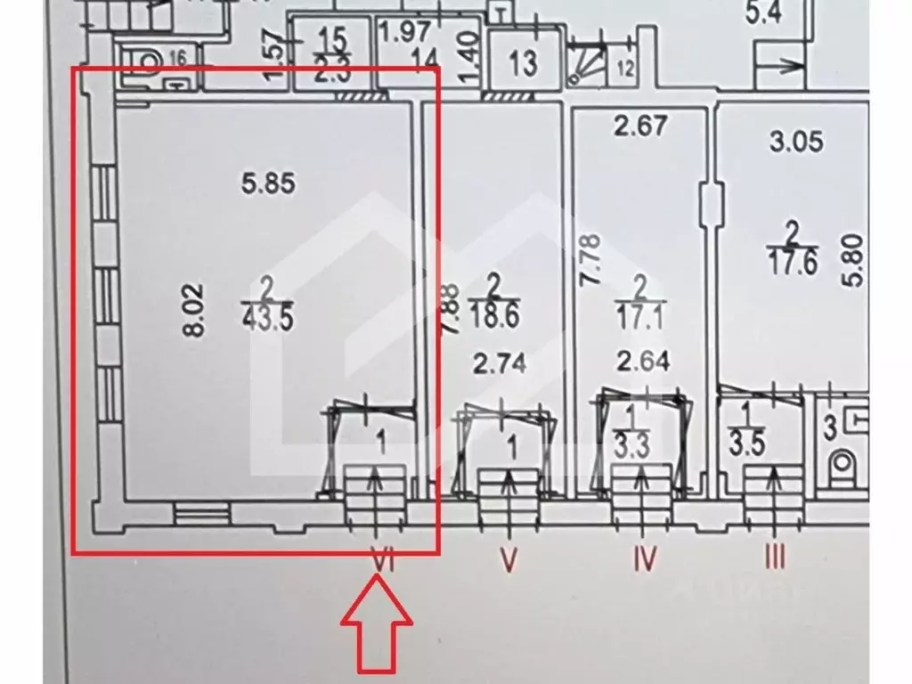 Торговая площадь в Москва Холодильный пер., 2 (46 м) - Фото 2