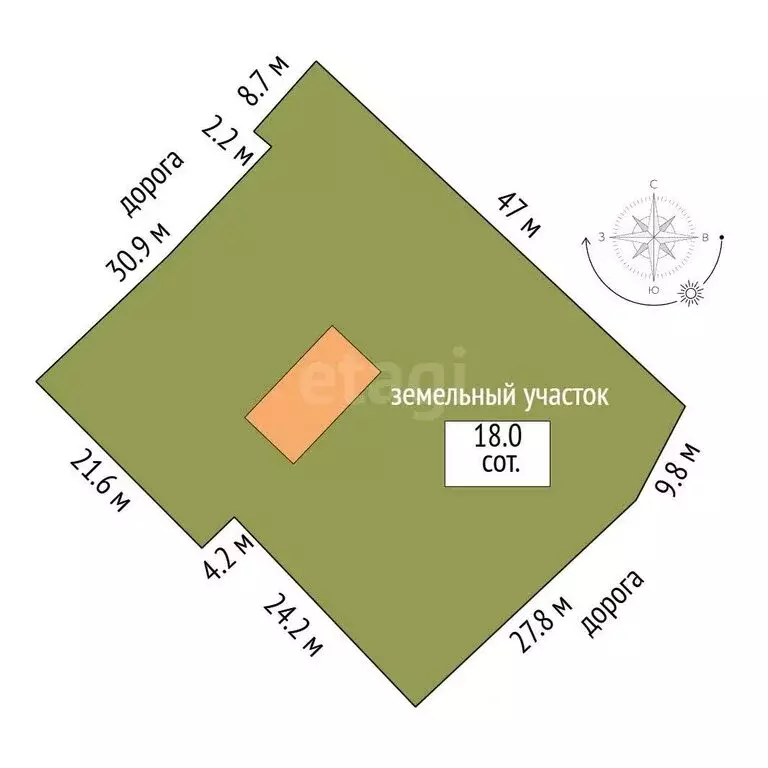 Дом в Бизино, Береговая улица (50 м) - Фото 1