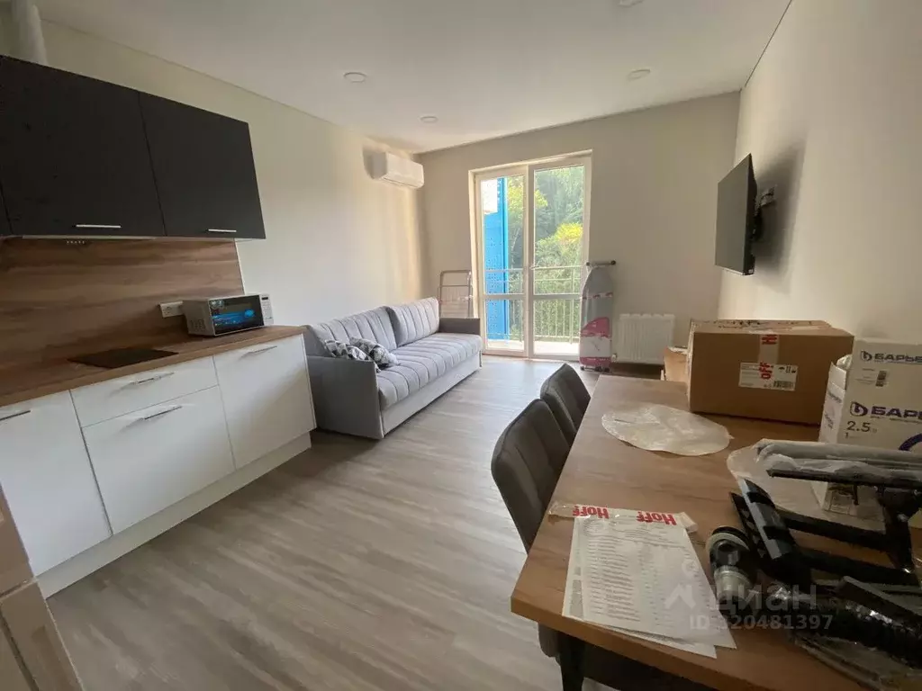 Студия Краснодарский край, Сочи ул. Искры, 88к8 (24.0 м) - Фото 1