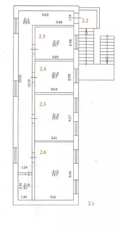 Отличный 4-х каб Офис р-н 5 км Острякова, 90 м - Фото 0