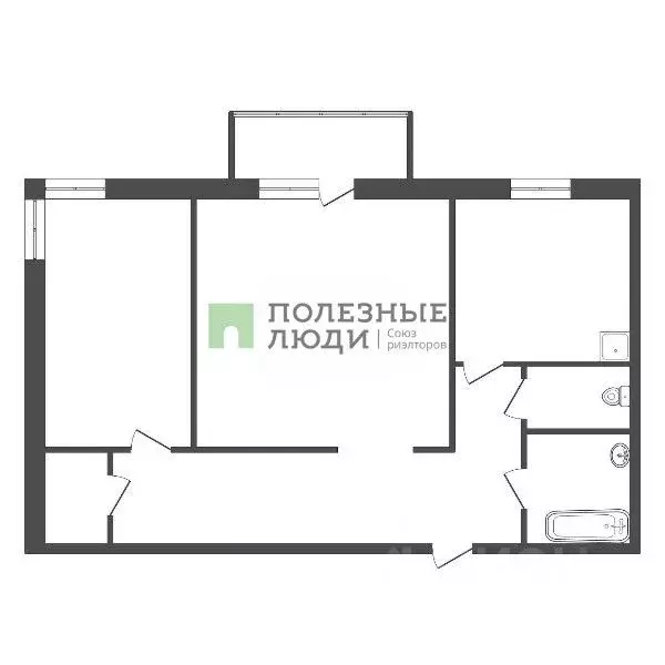 2-к кв. Красноярский край, Красноярск ул. Петра Подзолкова, 20 (66.0 ... - Фото 2