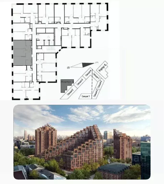 2-к кв. Москва Летниковская ул., 6к2 (65.2 м) - Фото 1