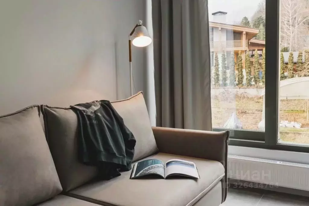 1-к кв. Краснодарский край, Сочи Красная Поляна пгт, ул. Дворцовая, ... - Фото 1