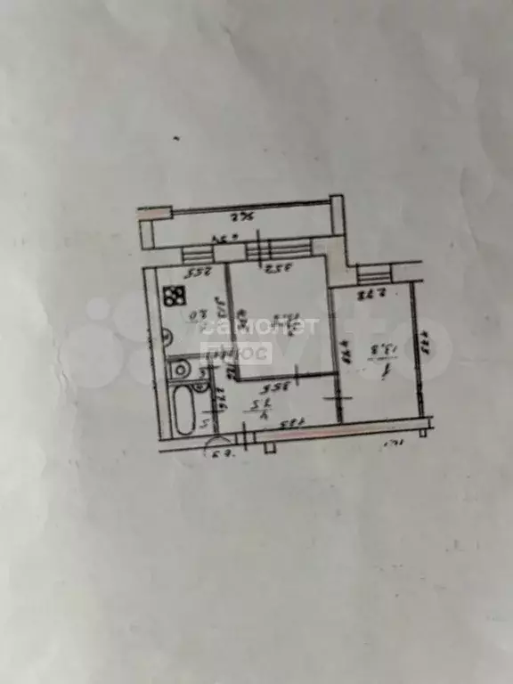 2-к. квартира, 51,6 м, 9/9 эт. - Фото 0