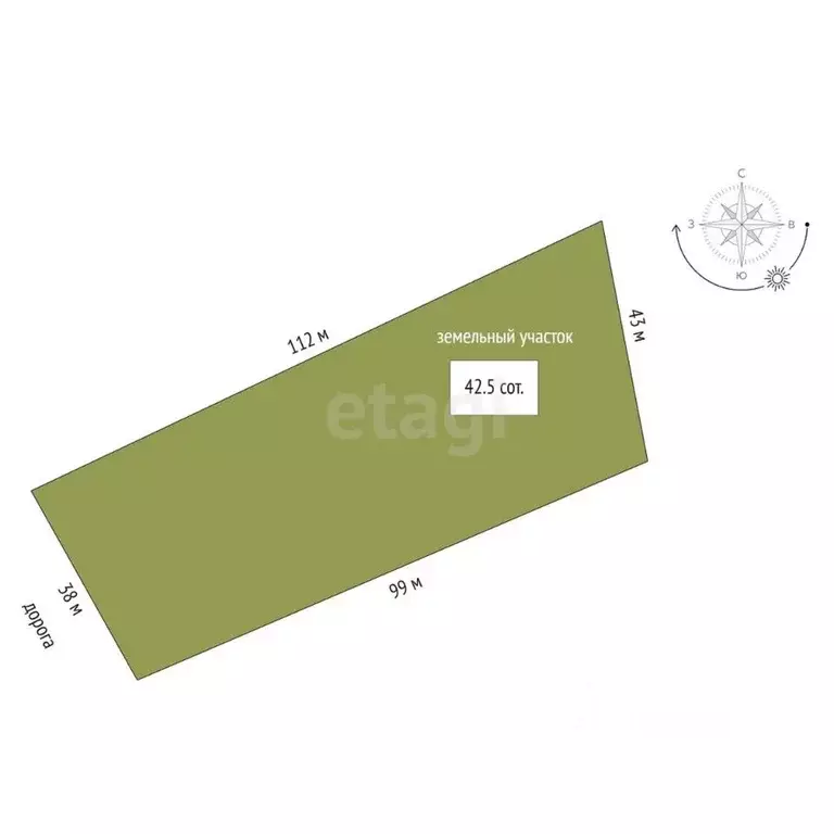 Участок в Татарстан, Нижнекамский район, Сосновское с/пос, пос. ... - Фото 2