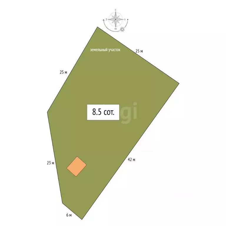 Участок в Алтай, Горно-Алтайск Университетская ул., 19 (8.5 сот.) - Фото 2