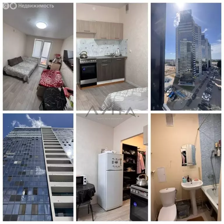 Квартира-студия: Набережные Челны, улица Шамиля Усманова, 18Г (21.5 м) - Фото 1