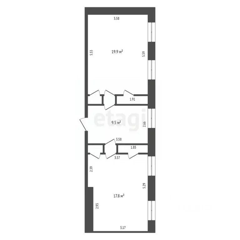 Офис в Тамбовская область, Тамбов Коммунальная ул., 42/8 (52 м) - Фото 2
