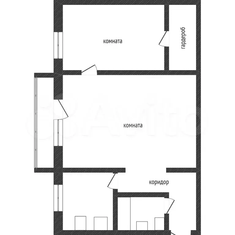 2-к. квартира, 46 м, 5/5 эт. - Фото 0