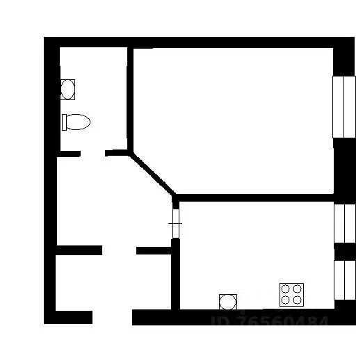 1-к кв. Воронежская область, Воронеж Одесская ул., 66а (47.4 м) - Фото 2