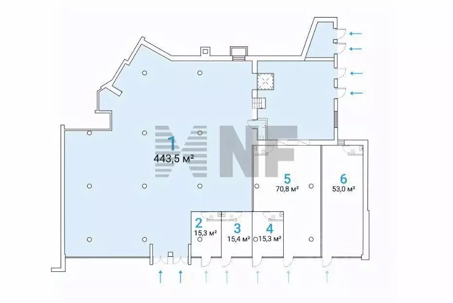 Торговая площадь в Москва Русаковская ул., 25С1 (71 м) - Фото 1