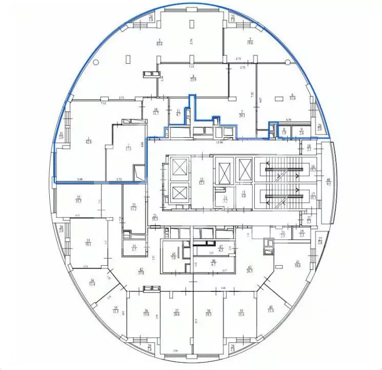 Помещение свободного назначения в Москва Поклонная ул., 3 (309 м) - Фото 2
