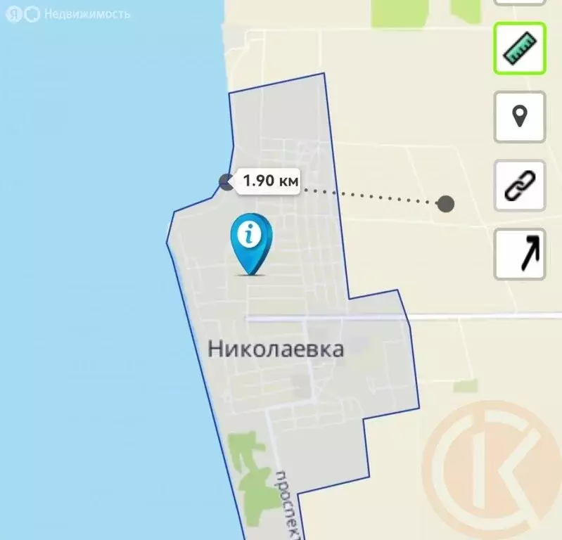 Участок в Николаевское сельское поселение (6 м) - Фото 0
