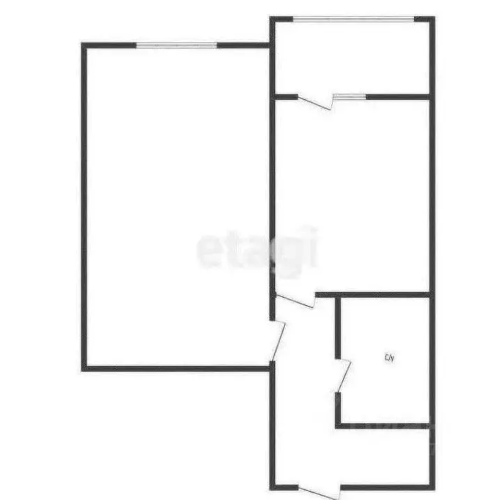 1-к кв. Курская область, Курск ул. Энгельса, 115/4 (37.4 м) - Фото 1