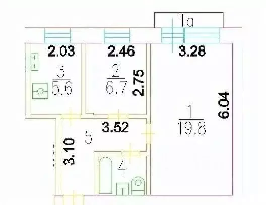 2-к кв. Москва Беговая ул., 14 (43.0 м) - Фото 1
