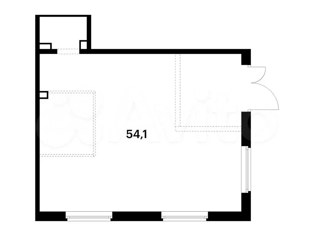 Продам помещение свободного назначения, 54.1 м - Фото 0