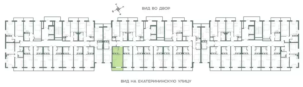 Квартира-студия: Мурино, Екатерининская улица, 11 (22.8 м) - Фото 1
