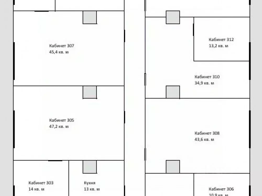 Офис в Москва Полковая ул., 3 (453 м) - Фото 2