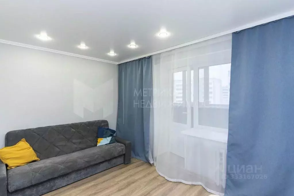 Студия Тюменская область, Тюмень ул. Станционная, 26Бк1 (28.1 м) - Фото 1