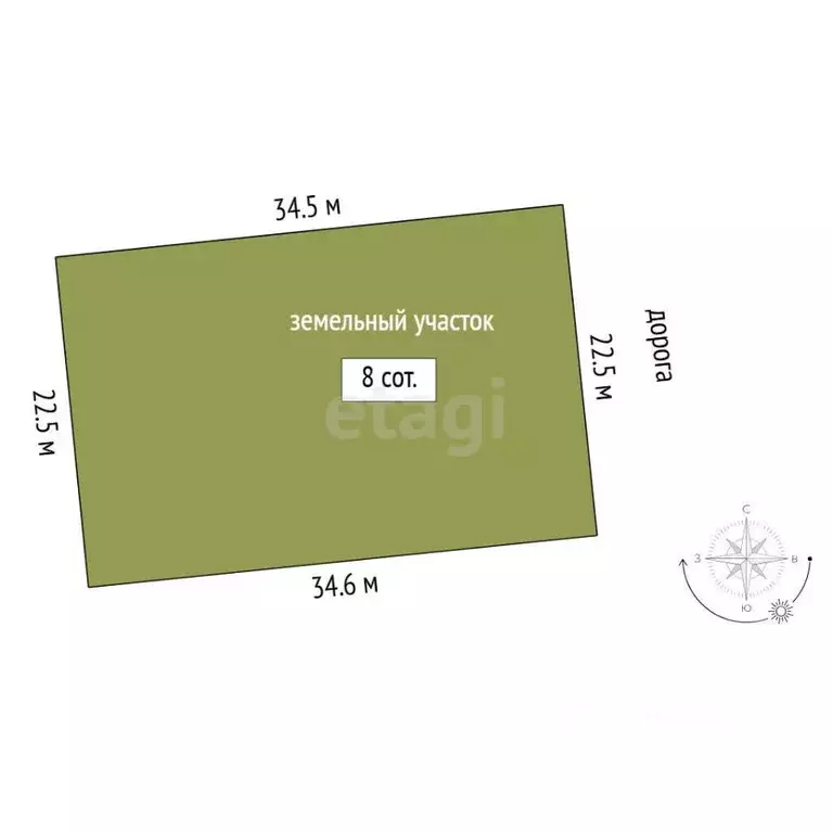 Участок в Тюменская область, Тюменский муниципальный округ, ... - Фото 2