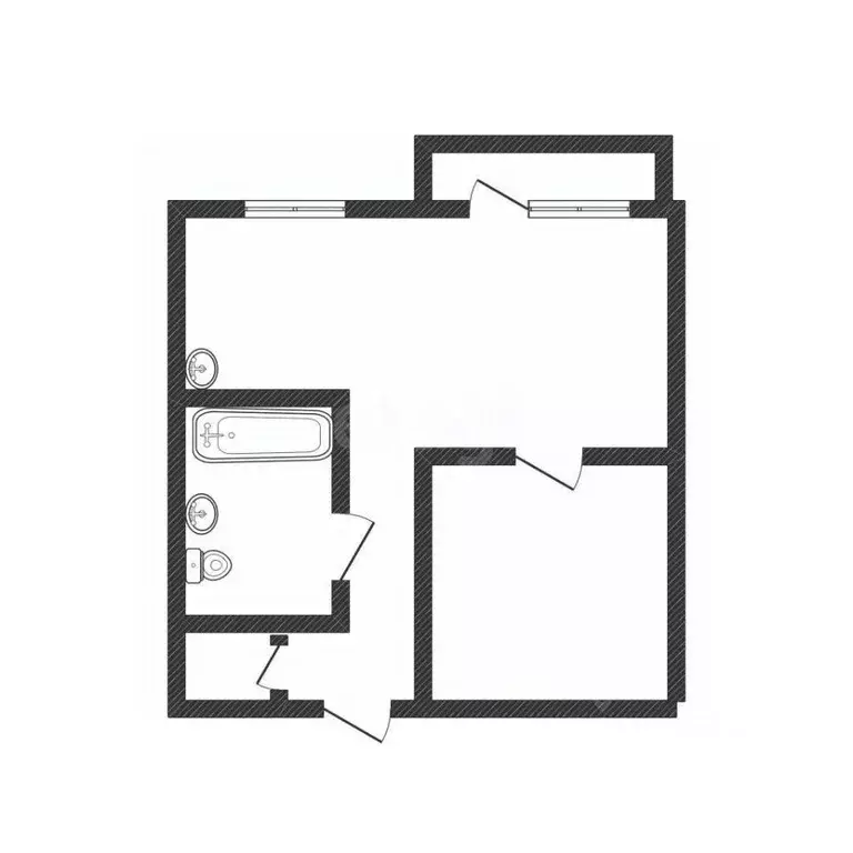 1-к кв. Алтайский край, Бийск Краснооктябрьская ул., 64 (31.4 м) - Фото 2