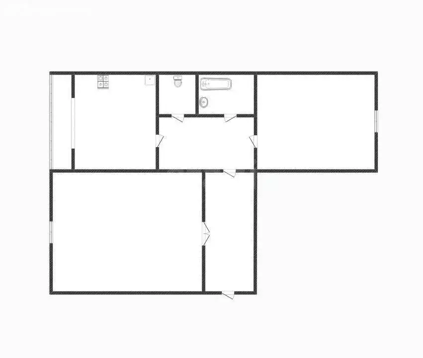 2-комнатная квартира: Нерехта, улица Карла Либкнехта, 24 (49.1 м) - Фото 0