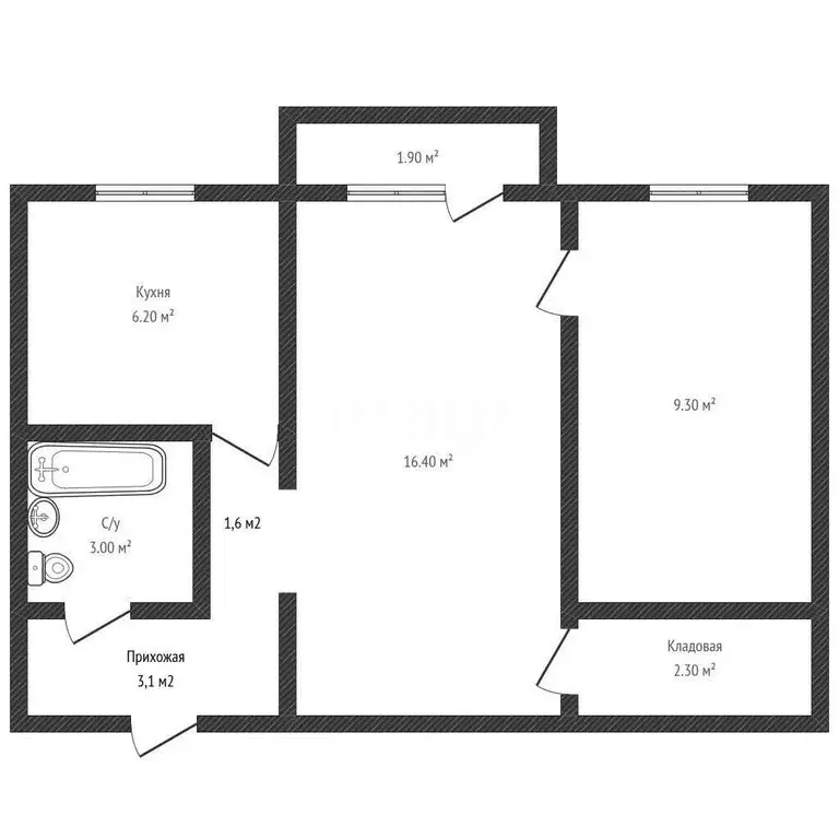 2-комнатная квартира: Краснодар, микрорайон Авиагородок, улица ... - Фото 1