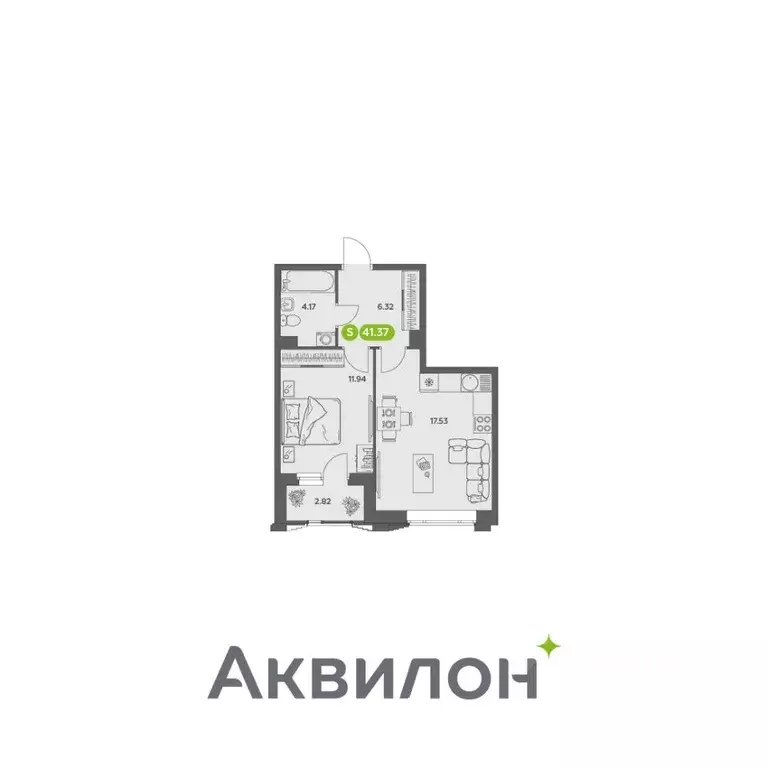 1-к кв. Архангельская область, Архангельск АКвартал жилой комплекс ... - Фото 0