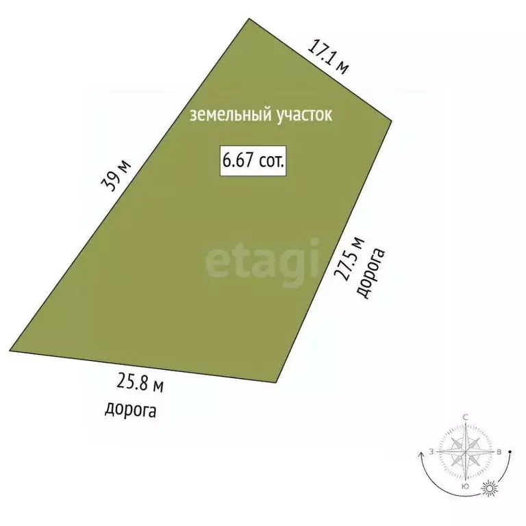Участок в Вологодская область, Череповец 36-й мкр,  (6.67 сот.) - Фото 1