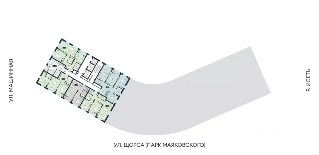 3-к кв. Свердловская область, Екатеринбург ул. Машинная, 1В/4 (97.37 ... - Фото 2