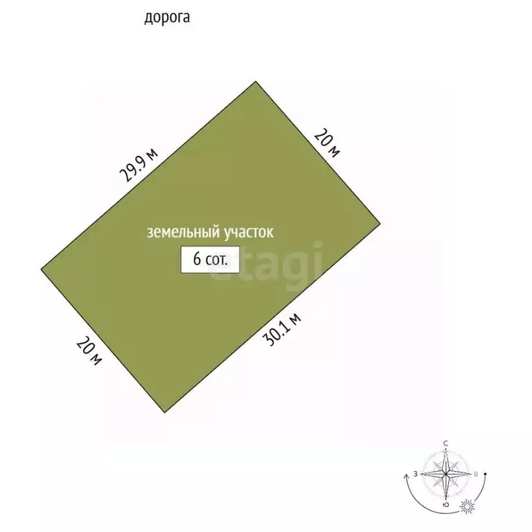 Участок в Ленинградская область, Всеволожск просп. Большой, 34 (6.0 ... - Фото 2
