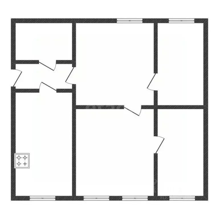 Дом в Белгородская область, Ровеньки городское поселение, Ровеньки рп ... - Фото 2