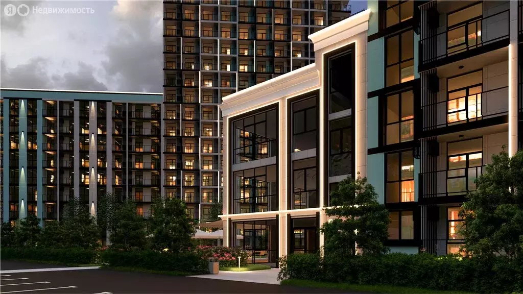 1-комнатная квартира: село Небуг, ЖК Botanica Hills (34.83 м) - Фото 2