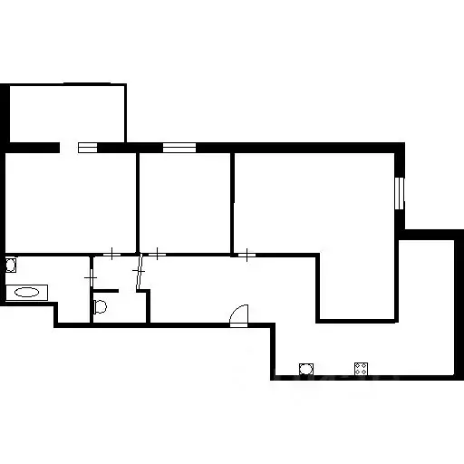 3-к кв. Санкт-Петербург ул. Дыбенко, 8к3 (79.0 м) - Фото 2