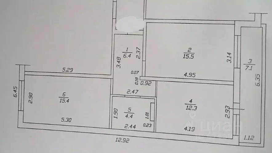 2-к кв. Краснодарский край, Анапа ул. Лермонтова, 116к2 (61.1 м) - Фото 2