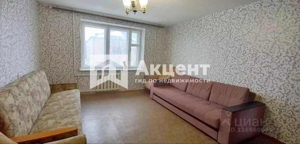 1-к кв. Ивановская область, Иваново Лежневская ул., 211б (36.0 м) - Фото 0