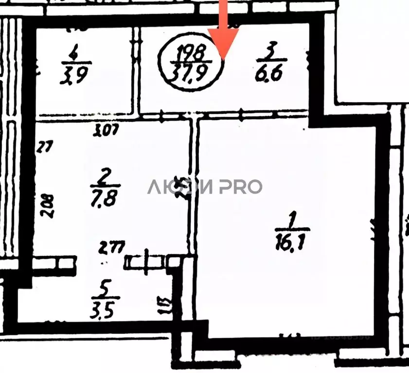 1-к кв. Башкортостан, Уфа Баязита Бикбая ул., 17 (37.9 м) - Фото 1