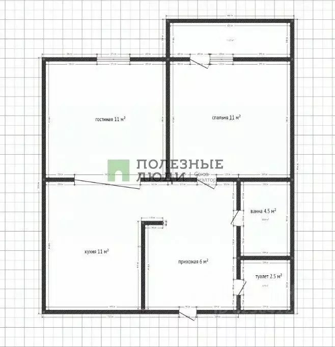 1-к кв. Краснодарский край, Краснодар ул. Гидростроителей, 62к3 (43.0 ... - Фото 1