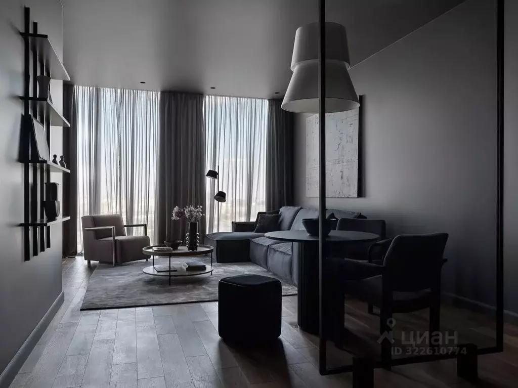 2-к кв. Москва 1-й Красногвардейский проезд, 22с1 (80.0 м) - Фото 1