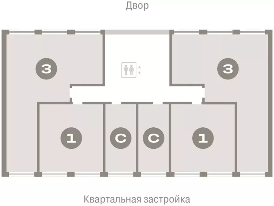 3-комнатная квартира: Тюмень, Мысовская улица, 26к1 (82.14 м) - Фото 1