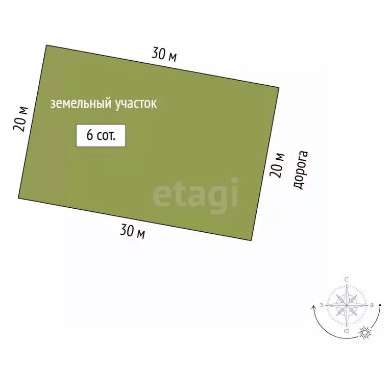 Участок в Ростовская область, Аксайский район, Ольгинское с/пос, ... - Фото 2